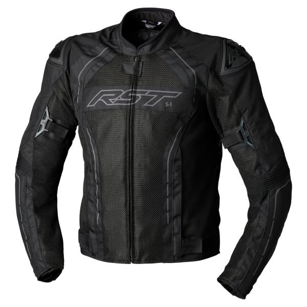 RST RST S1 Mesh CE Mens Textile Jacket Black